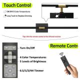 Wall Sconce Battery Operated Wall Light: 10000mAh Wireless Wall Sconces with Remote Control, 360° Rotate Rechargeable Wall Scone for Bedroom Living Room Bathroom Hallway, 31.5 Inch, Black