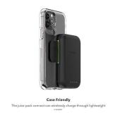 mophie Juice Pack Connect Compact - containing a Portable 5,000mAh Battery with Dual Purpose Stand - Made for Qi-Enabled Smartphones - Black