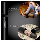ASHCUBES Cigar Tube Metal Waterproof Cigar Holder Aluminum Air Tight Cigar Case Tube