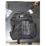 KROSIAS School Backpack for Girls, Cute Kawaii Plaid Kids Bookbag Large 15.6 Inch Laptop Bag for Middle High School College Backpacks for Women Students Teenager, Black