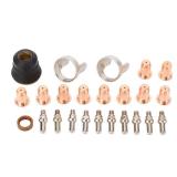 IPT40 Tip Electrode Kit for Cut 55DS Pro Cut 65DS Plasma Cutter Consumables Set with Brass Zinc Alloy Stainless Steel Material