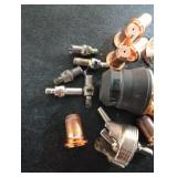 IPT40 Tip Electrode Kit for Cut 55DS Pro Cut 65DS Plasma Cutter Consumables Set with Brass Zinc Alloy Stainless Steel Material