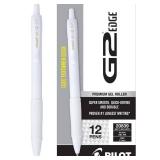 Pilot G2 Premium Gel Roller Pens, Edge White Pen, Sensory Writing Experience, Fine Point 0.7 mm, 11 ct Box - Ideal for School, Journaling & Office Writing