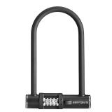 Kryptonite Combo Bike U-Lock Standard, Anti-Theft Security Bicycle Lock, 12mm Steel Shackle, 4-Digit Resettable Combination U Lock for Scooter Road Mountain Bikes