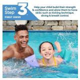 Swimways Soft Swimmies Toddler Floaties, Learn-to-Swim Inflatable Pool Floats & Arm Floaties, Swimming Pool Accessories for Kids Aged 3-5, Purple