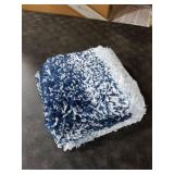 OLANLY Bathroom Rugs Mat 24x16, Extra Soft Absorbent Microfiber Bath Rugs, Rubber Backing, Quick Dry, Machine Washable Bath Mats for Bathroom Floor, Tub and Shower, Home Decor Accessories, Navy Blue