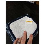 OLANLY Bathroom Rugs Mat 24x16, Extra Soft Absorbent Microfiber Bath Rugs, Rubber Backing, Quick Dry, Machine Washable Bath Mats for Bathroom Floor, Tub and Shower, Home Decor Accessories, Navy Blue