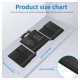 A1964 A1989 Battery Replacement for MacBook Pro 13 Inch A1989 (Mid 2018, 2019) & A2251 (2020), EMC 3214 3358 3348, MR9Q2LL/A MR9R2LL/A MR9T2LL/A/ MV962LL/A MV972LL/A MWP42LL/A MWP52LL/A MWP62LL/A