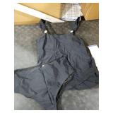 SUUKSESS Women Ruffle High Waisted Tankini Swimsuits Slimming Tummy Control Bathing Suits 2 Piece (Black, XL)