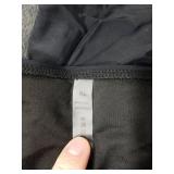 SUUKSESS Women Ruffle High Waisted Tankini Swimsuits Slimming Tummy Control Bathing Suits 2 Piece (Black, XL)