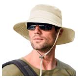 Sun Hats for Men Women Fishing Hat UPF 50+ Breathable Wide Brim Summer UV Protection Hat