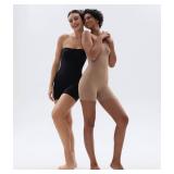 SHAPERX Strapless Shortie Bodysuit for Women Tummy Control Shapewear Seamless Body Shaper with Removable Straps,SZ5217-Sienna-L/XL