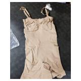 SHAPERX Strapless Shortie Bodysuit for Women Tummy Control Shapewear Seamless Body Shaper with Removable Straps,SZ5217-Sienna-L/XL