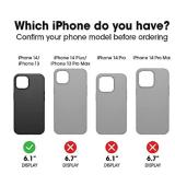 OtterBox iPhone 14 & iPhone 13 Commuter Series Case - BLACK , slim & tough, pocket-friendly, with port protection