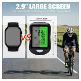 CYFIE Bike Computer Wireless, Multi-Functions Waterproof Bike Odometer and Speedometer mph, Cycling Speed Tracker with 2.9