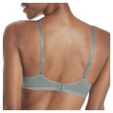 Hanes womens Oh So Light Foam Comfortflex Fit Wirefree Mhg521 Bra, Coolest Grey Heather Print, Medium US