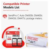 2-Pack SL-793-5 Ink Cartridge Replacement for Pitney Bowes 793-5 Red Ink Cartridge for DM100, DM200 and SendPro C and SendPro+, Red Ink, 35 ml