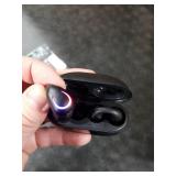 Clip On Earbuds, Wireless Bluetooth 5.3 Lightweight Comfort Bone Conduction Open Ear Headphones with LED Digital Display Charging Case Sport Built-in Mic IPX7 Waterproof for Running Fitness, Black