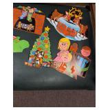 MCM Christmas Eve Wall Scene Die Cut Decoration Set