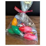 Colorful Christmas Light Bulbs Set