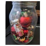 Nutcracker Christmas Mason Jar Display