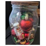 Nutcracker Christmas Mason Jar Display