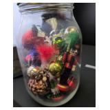 Nutcracker Christmas Mason Jar Display