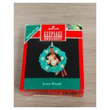 1990 Hallmark Christmas Keepsake Ornament Miniature Acorn Wreath