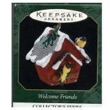 1999 Welcome Friends (Miniature) Hallmark Keepsake Christmas Tree Ornament - QXM4577
