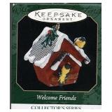 1999 Welcome Friends (Miniature) Hallmark Keepsake Christmas Tree Ornament - QXM4577