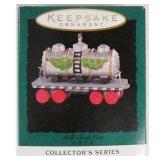 Hallmark Milk Tank Car Noel RR Mini Ornament
