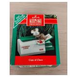 1990 Hallmark Copy of Cheer Cranberry Copier Mouse Ornament