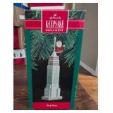 1990 Hallmark King Klaus Empire State Building Ornament