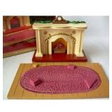 1993 Hallmark Ornament Flickering Light Fireplace