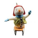 2009 Frosty Rider (Miniature) Hallmark Keepsake Christmas Tree Ornament - QXM9022