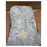 Arquiel Calming Cat Beds, Fluffy Plush Round Cat Cave Washable, Cozy Warming Anti-Slip Small Dog Bed for Puppy and Kitten, Soft Anti Anxiety Pet Nest (24x24 inch, Grey)