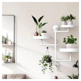 Rotating Window Plant Shelves for Multiple Plants, 3-Tier Metal Corner Plant Stand, Black Floating Shelf for Indoor Plants, Wall or Window Sill Display, Ideal for Home Decor for Plant Lovers