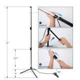 MTZRFLL Grow Light for Indoor Plants, 192 LEDs 40W Full Spectrum Large Illumination Area with On Off Timer, 2FT-4FT Height Adjustable Vertical Tall Standing Plant Lamp for Flowering and Plants