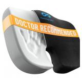 Everlasting Comfort Doctor Recommended Memory Foam Seat Cushion for Office Chairs & Car - Ergonomic Office Desk Accessories - Cushions for Tailbone Pain Relief, Sciatica & Back Support Pillow