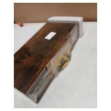 BAYKA Floating Shelves Bathroom for Wall Shelf Over Toilet Farmhouse Rustic Wood for Bedroom, Kitchen, or Living Room Decor Organization, Christmas Decor Shelves Rustic Brown, Set of 3