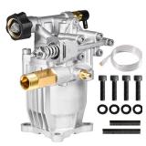 YAMATIC 3/4" Shaft Horizontal Pressure Washer Pump 3400 PSI 2.5 GPM Replacement Pump for Power Washer Compatible with Homelite, Troybilt, Simpson, Karcher, Honda GC160 GC190, AR RMV 2.5G30