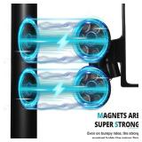 Tractor Mirrors, Strong Magnetic Tractor Side Mirror Convex Compatible with Forklifts, Lawn Movers, Golf Cart, Small Dozers, Lift Trucks, Compatible with Kubota, John Deere, No Drilling (One Mirror Cr