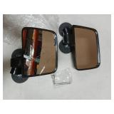 Tractor Mirrors, Strong Magnetic Tractor Side Mirror Convex Compatible with Forklifts, Lawn Movers, Golf Cart, Small Dozers, Lift Trucks, Compatible with Kubota, John Deere, No Drilling (One Mirror Cr