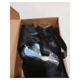 PatiencET Dog Grooming Hammock for Small Dogs Pet Hammock for Nail Trimming Dog Sling for Nail Clipping Dog Hanging Harness (Black S)