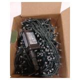 Nielfoi Purple Christmas Lights Outdoor, 100FT 300 LED Christmas String Lights with 8 Modes Waterproof, Plug in Green Wire Twinkle Tree Light for Indoor House Patio Garden Party Decorations