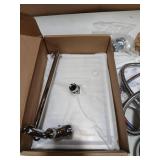 Shower Head,12" High Pressure Shower Combo,Rainfall Shower System with Handheld Spray,All Metal 3-Way Diverter & 6ft Hose,Anti-Clog Nozzles,Easy to Install in Bathrooms-Silver Chrome