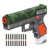 Aktion Toys APEX Toy Gun Pistol - Foam Dart Handgun with Realistic Reloading Mechanism, 20 Foam Darts, 3-Dart Storage and up to 50 Feet Range - Lightweight & Durable