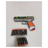 Aktion Toys APEX Toy Gun Pistol - Foam Dart Handgun with Realistic Reloading Mechanism, 20 Foam Darts, 3-Dart Storage and up to 50 Feet Range - Lightweight & Durable