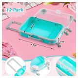 Tessco For You 9 Pack Suitcase Party Favor Gift Box Mini 6.7 x 3.8 x 2 Inches Plastic Tiny Travel Luggage for Candy Makeup Jewelry Girl Birthday Cruise Trip Wedding Bachelorette Party Favor