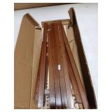 D-werack Coffee Station Organizer, Bamboo Mug Holder Countertop, Kitchen Counter Shelf for Tea Coffee Bar Accessories, Matcha Stand, Cup Display, Condiment Storage Rack, 2 Tier, Brown